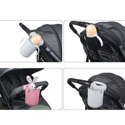 Stroller Cup Holder and Storage Organizer Attachment for Baby Gear