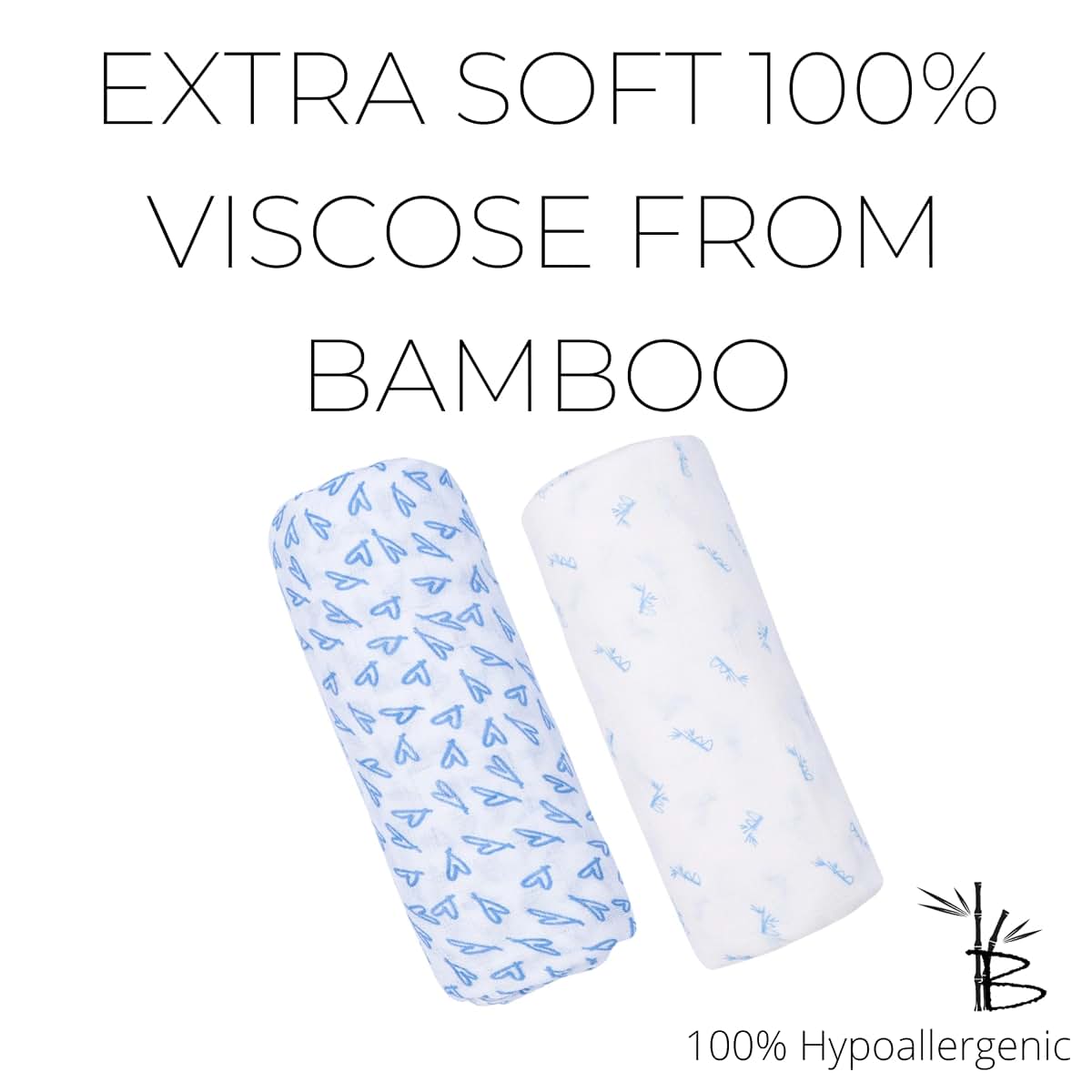 Baby Swaddle Blanket - Extra Soft Made of 100% Viscose from Bamboo - Breathable Nursing Receiving Swaddle Blanket from (photo 3)