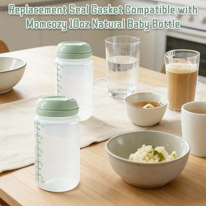 Momcozy Natural Baby Bottle Replacement Seal Stoppers, 4 Pack