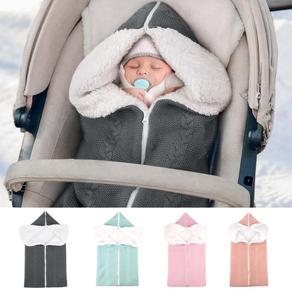 Swaddle Blanket Sleep Bag with Zippers for 0-12 Month Baby