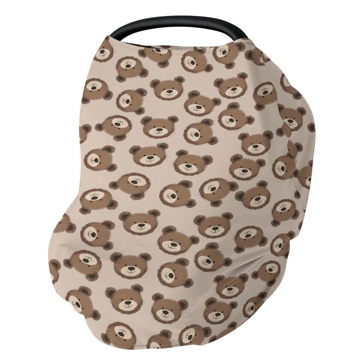 Boho Bears Car Seat Canopy Cover for Baby: Stretchy Nursing Accessory
