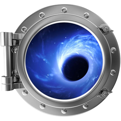 Stickit Graphix Outer Space Black Hole Porthole Wall Decal