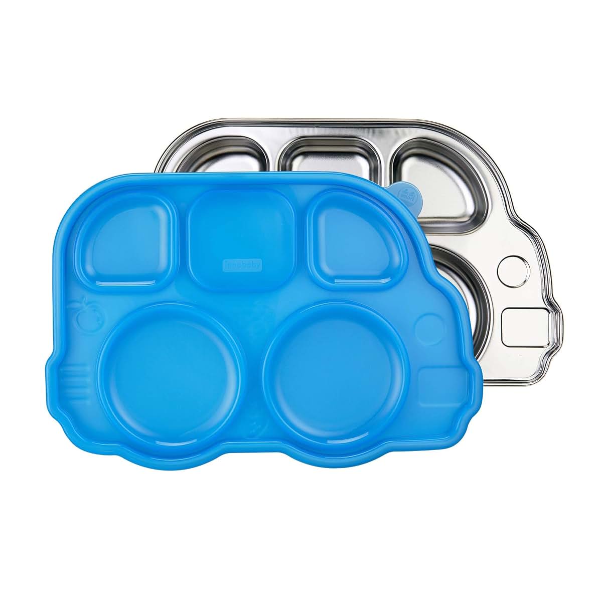 Innobaby Stainless Bus Plate With Airtight Lid