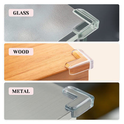 BabyOneStop Corner Protector 8 Pack Clear