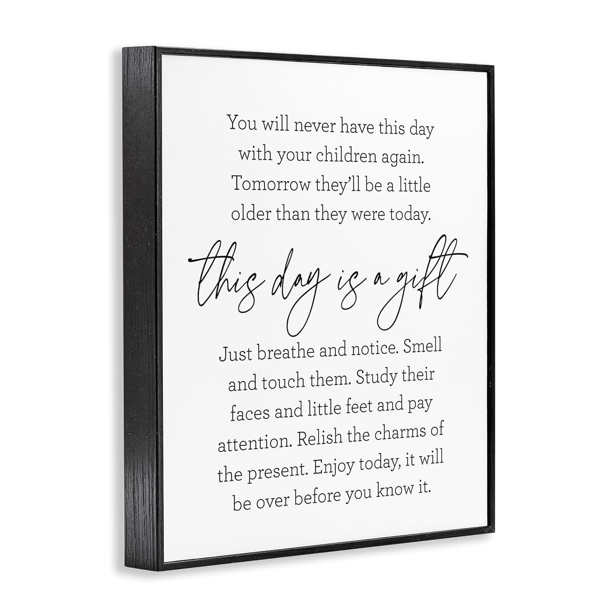 Stupell Industries Heartwarming Parenthood Quote 16 X 20 Inch Framed Giclée Print Ready To Hang
