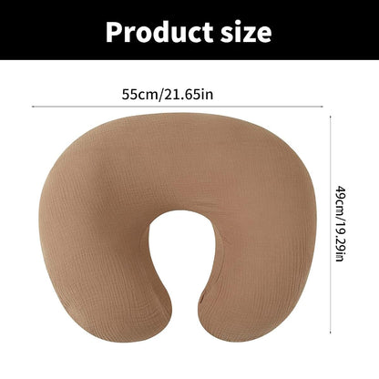 GORBUS 2Pcs Nursing Pillowcase for Baby Breastfeeding, Soft & Stretchy Pillow Slipcover Breathable Infant Pad Case (photo 4)