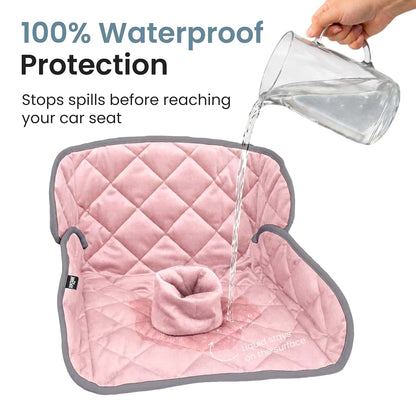 Domzanne Potty Training Car Seat Protector Cover, Pink Washable Liner Mat (photo 3)