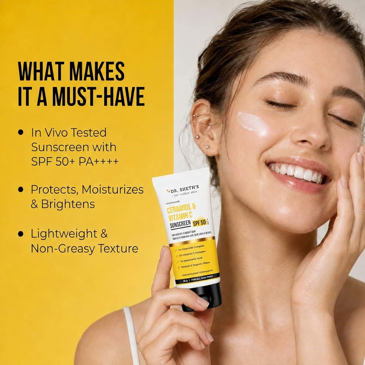 Dr. Sheth's Ceramide & Vitamin C Sunscreen