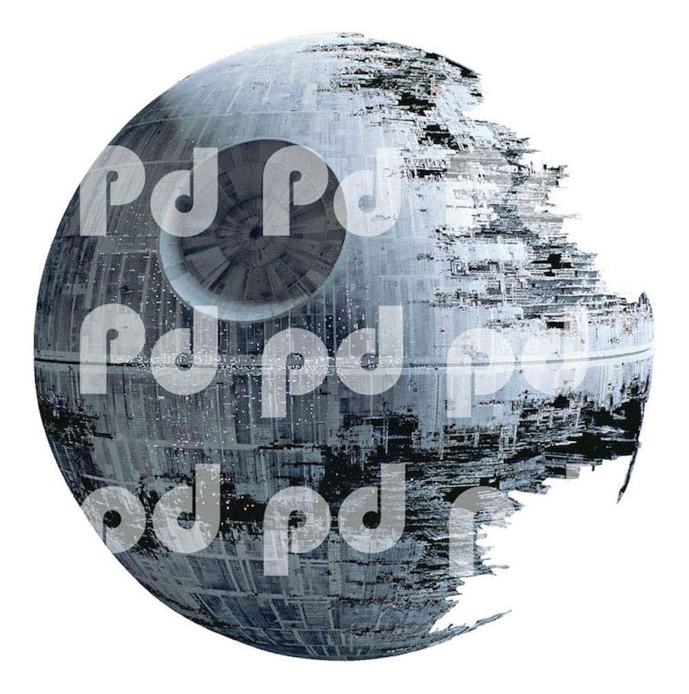 Wall Decals Death Star Wall Mural Decal - 22x22 Inch Vinyl Peel and Stick Star Wars Room Decor