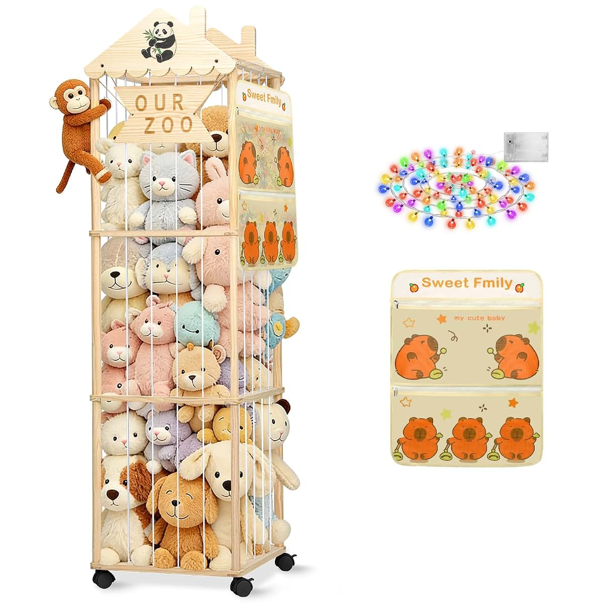 KITHELP Stuffed Animal Storage, Extra Large