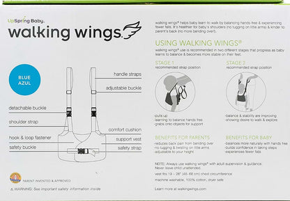 UpSpring Baby Walking Wings Learn To Walk Assistant, Gray Handheld Harness