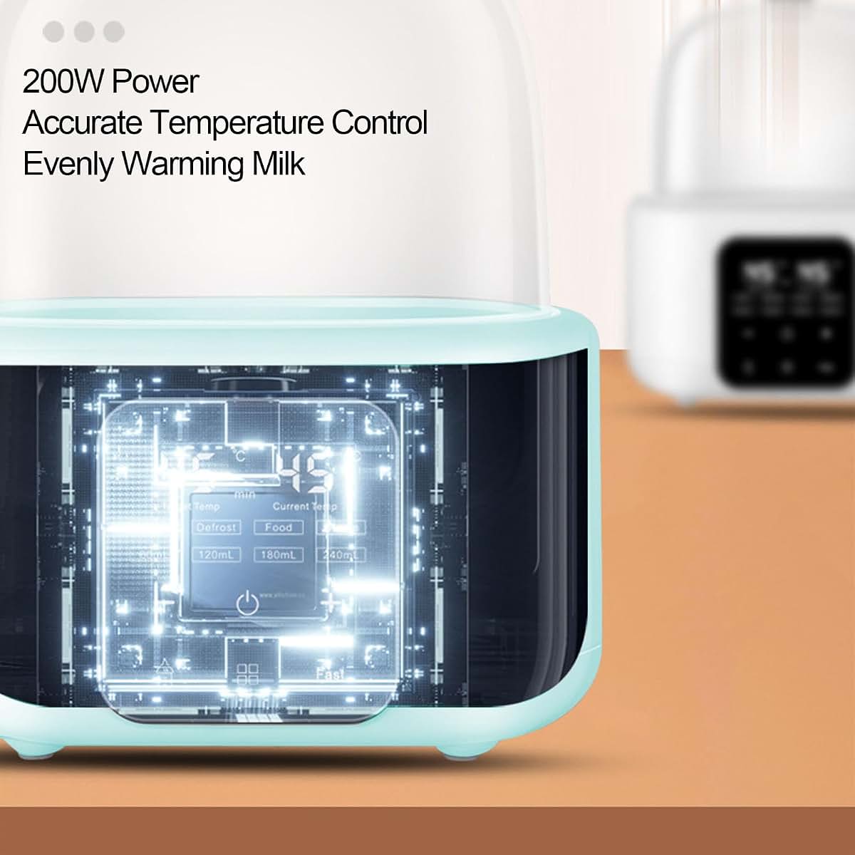 Xiuganpo Double Bottle Warmer with Smart Temperature Control (photo 2)