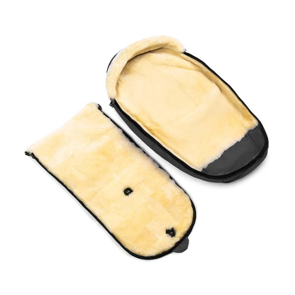 Werner Christ Baby Sheepskin Footmuff Ladis In Stone Grey For Travel Buggies (photo 3)