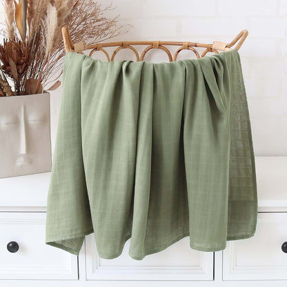 Muslin Swaddle Blanket for Baby | Woodland Receiving Wrap