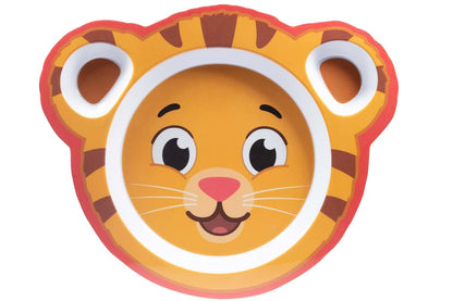 SCS Direct 2 Daniel Tiger Mealtime Feeding Plates - Cute Compartment Dishes with Deep Sides for Kids - Divided Sections (photo 2)