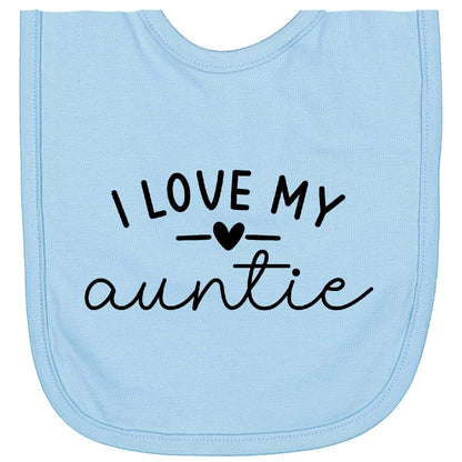 Inktastic I Love My Auntie Newborn Bib