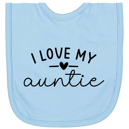 Inktastic I Love My Auntie Newborn Bib