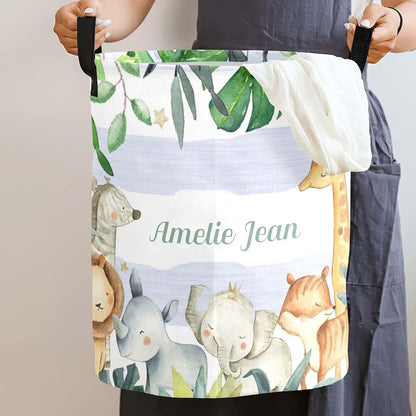 Joyestore Safari Animals Storage Bin Oxford Fabric Laundry Hamper (photo 2)