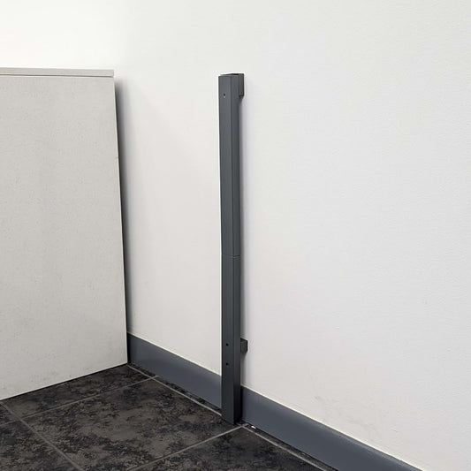 Qdos Safety Universal Baseboard Adapter for Baby Gates | Slate or White