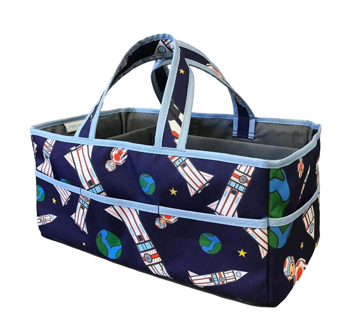 effe bebe Baby Diaper Caddy Organizer - Nursery Storage Bin for Boys and Girls - Car Traveling Organizer -Removable