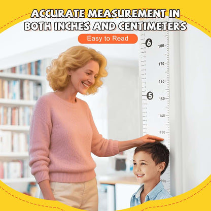 NOYOC Growth Chart for Wall, Height Measurement for Kids, 78.34x8.26 Inches