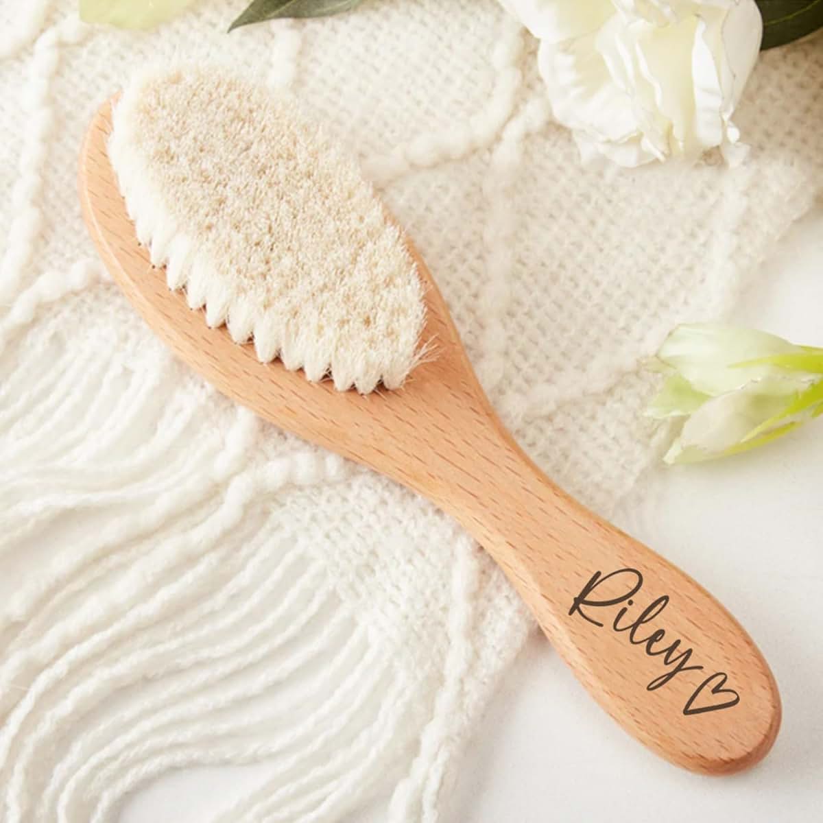Zymech Personalized Baby Brush And Comb Set With Custom Name (photo 2)