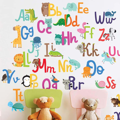 ABC Alphabet Wall Decals for Kids Nursery Decor