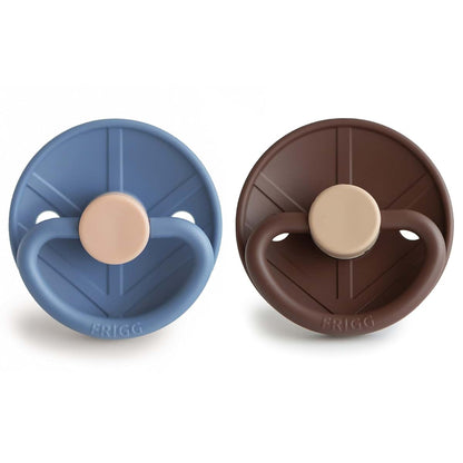 Frigg Little Viking Silicone Baby Pacifiers, 2-Pack, Designed in Denmark