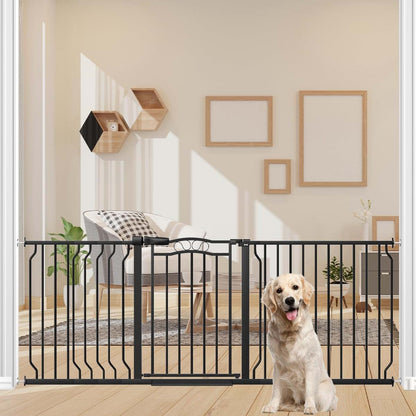 Theyfirst Extra Wide Pressure Mounted Baby Gate For Stairs And Doorways