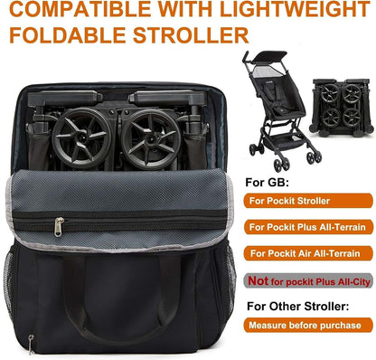PIN ZHI ZAN Stroller Travel Bag Compatible with GB Pockit and GB Pockit Air Plus All Terrain, Lightweight Stroller (photo 2)