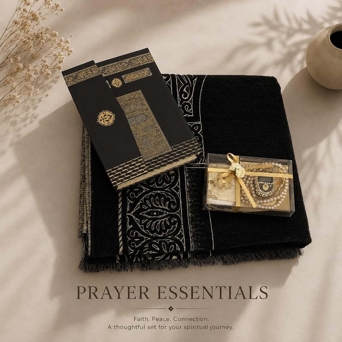 Baby Shower Chocolate Luxury Islamic Gift Set With Prayer Mat (photo 4)