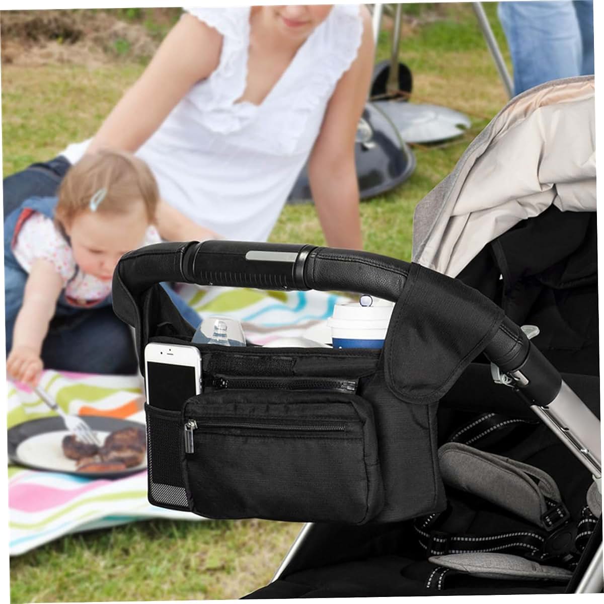 Rwigeboo Stroller Caddy Waterproof Organizer With Removable Bag (photo 3)