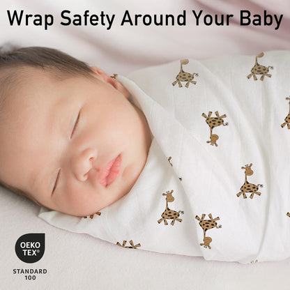 GLLQUEN Muslin Swaddle Blankets 6 Pack