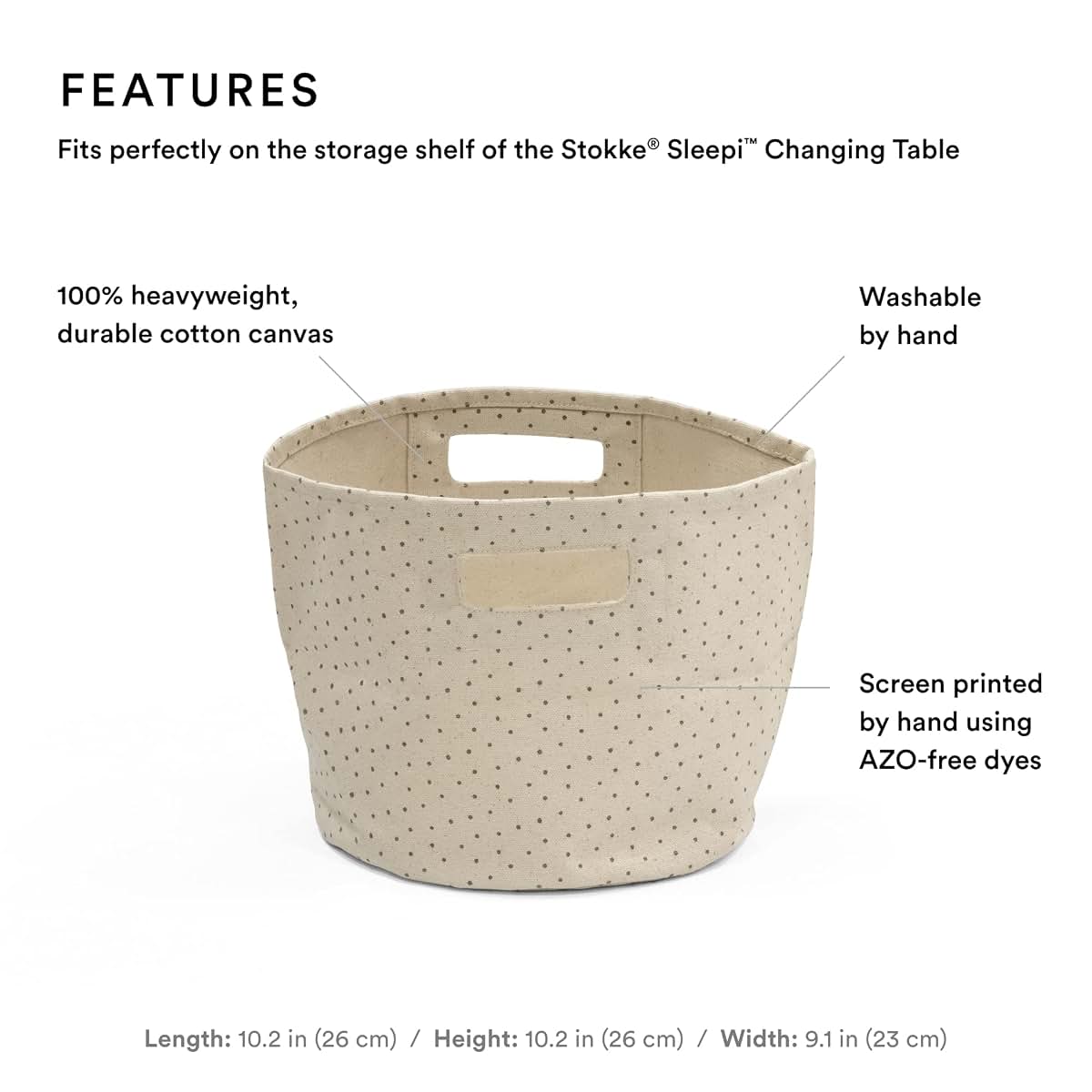 Stokke Sleepi Changing Table Shelf Basket
