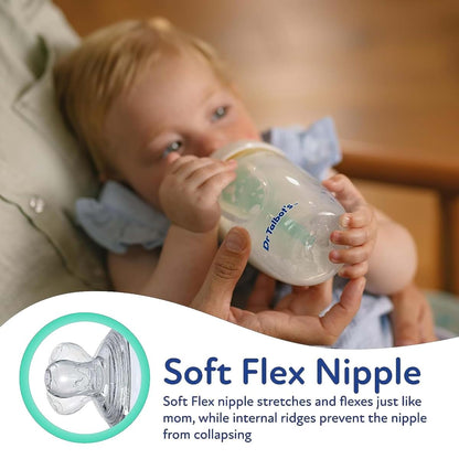 Dr. Talbot's Anti Colic Bottles 6 Oz 4 Pack With Soft Flex Pacifier