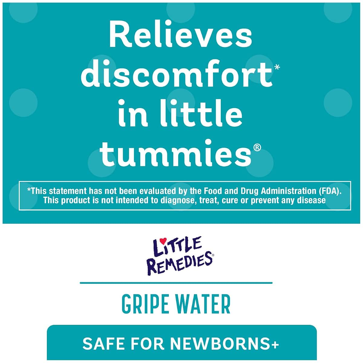 Little Remedies Gripe Water with Chamomile for Baby Gas and Hiccups