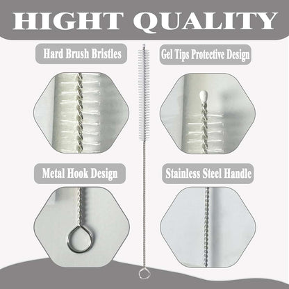 CIDYAUST Multi-Size Straw Cleaner Brush Set for Tumblers and Bottles
