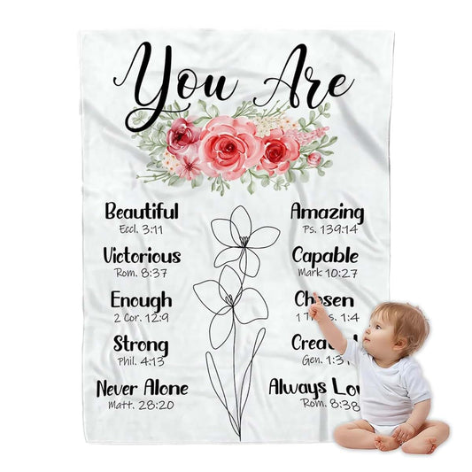 ZEBRA88 Baby Baptism Gifts Personalized, Customized Name Christening Gift, Christian Religious Keepsake for Baby