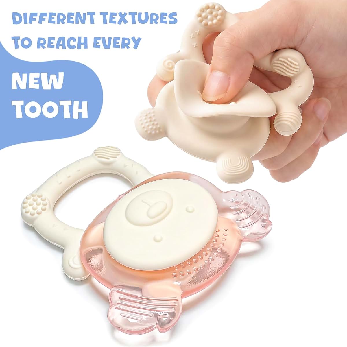 Dawnglow Waterfilled Baby Teether With 2 Replaceable Cooling Cores (photo 3)