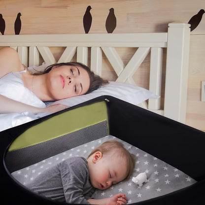 Blackout Crib Cover for Pack N Play | Breathable Travel Netting Tent