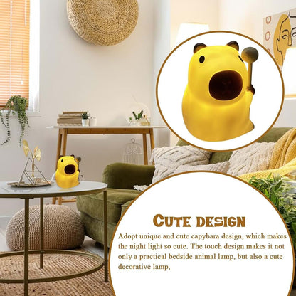BabyOneStop Capybara Night Light Silicone Desk Lamp