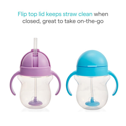Munchkin Any Angle Sippy Cups with Weighted Straw