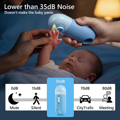 Electric 4-in-1 Baby Nail Care Kit for Newborn and Toddlers