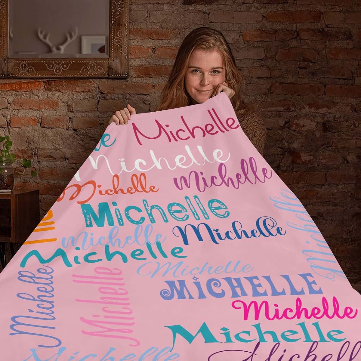 attentive Arts Custom Blanket Personalized Blankets for Kids Personalized Name Blanket for Adults Personalized Blankets (photo 4)