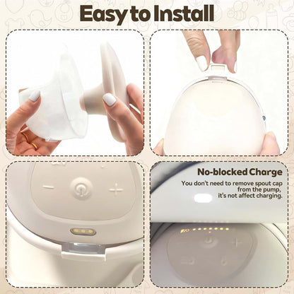 Breast Pump Spout Cap Replacement Kit for eufy Pumps