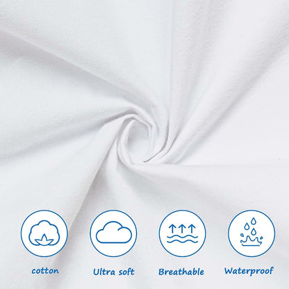 Waterproof Cotton Bassinet Mattress Protector Sheets