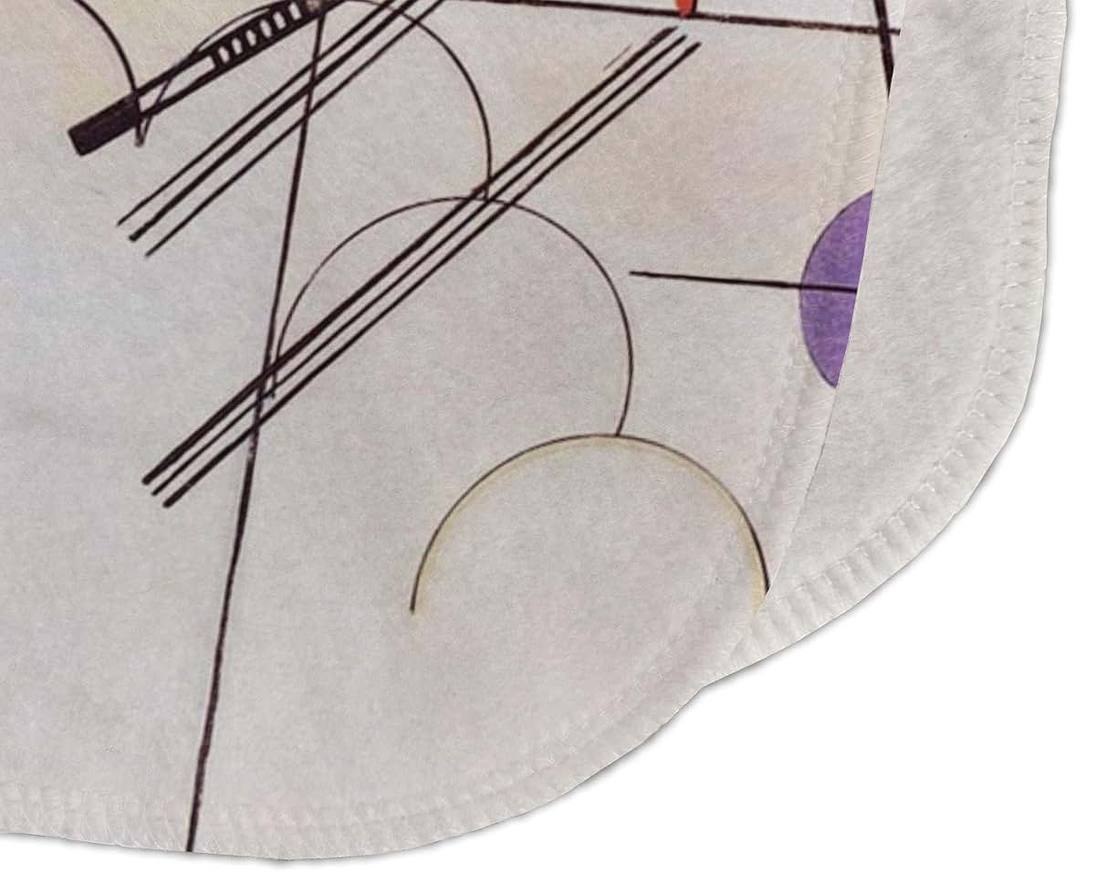 Baby Milano Kandinsky Composition 8 Burp Cloth In Fleece (photo 3)