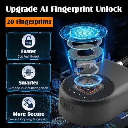 Keylesslife Fingerprint Refrigerator Lock With App Control (photo 4)