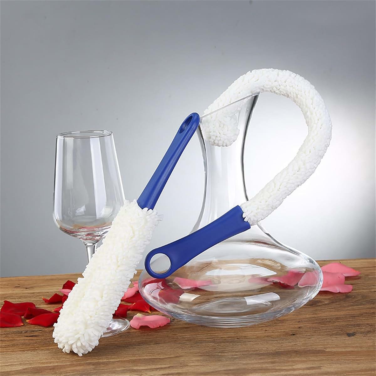 Tenyele 3-Pack Flexible Foam Bottle Brushes For Glassware (photo 3)