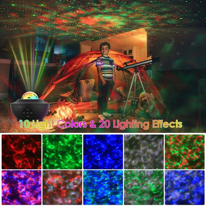 Galaxy Star Projector With Remote, Timer, Bluetooth Speaker And White Noise
